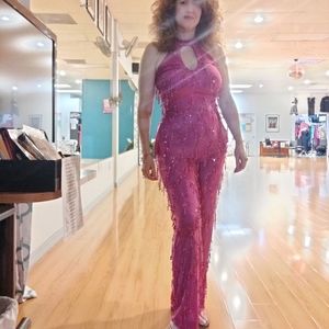 Barbie Sequin fringe pantssuit